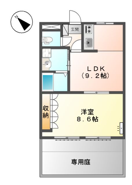 ロイヤルガーデンKⅡの間取り