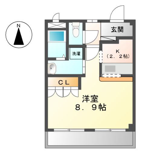 ウイングコートの間取り