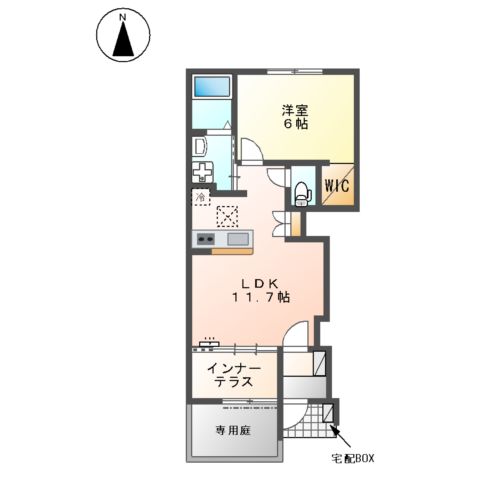 ボン クラージュの間取り