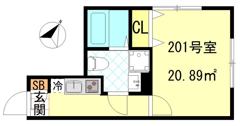 CFジオーレ川崎アネックスの間取り