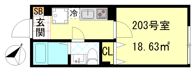 CFジオーレ川崎アネックスの間取り