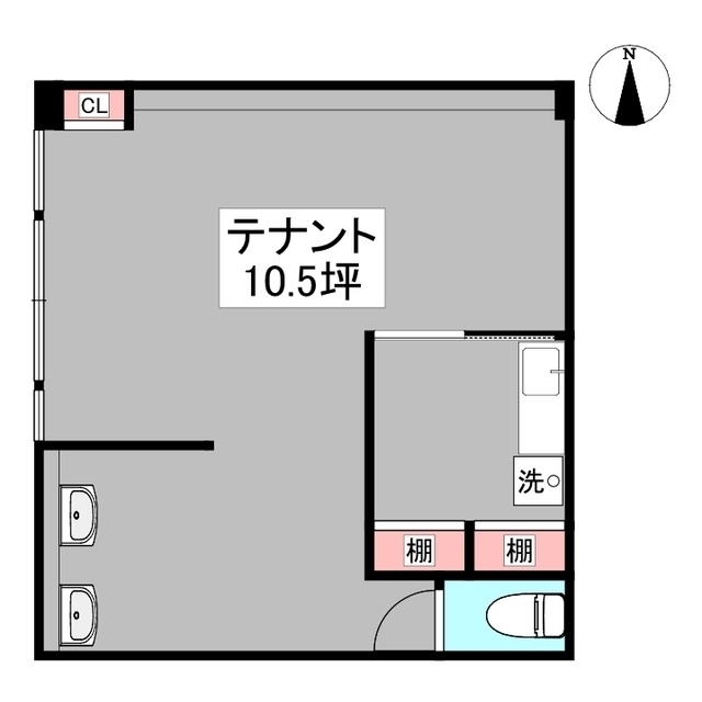 ハイツ荒川の間取り