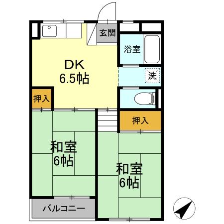 グリーンハウスクスノキの間取り