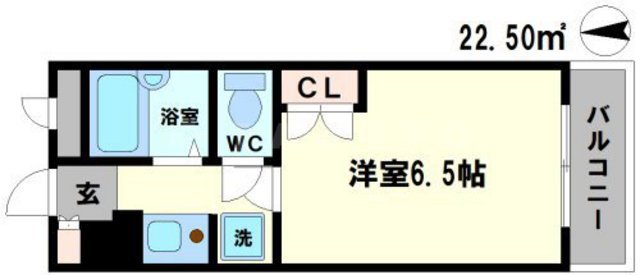 グランコート江坂の間取り