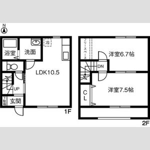 メゾネット リアンの間取り