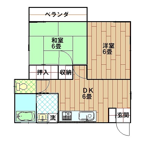 メゾンTU第2の間取り