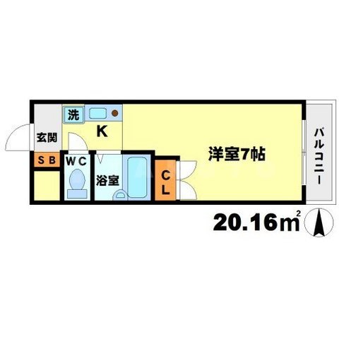 プレリュード江坂の間取り