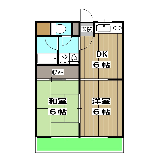 リバーサイドHARUの間取り