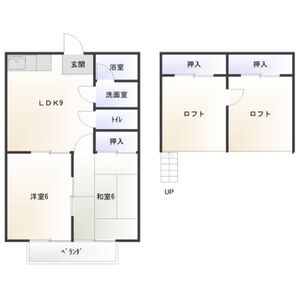 コーポラスノベルティD棟の間取り