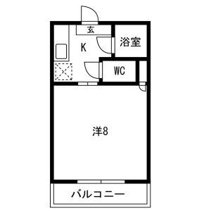 ハイツ畑中の間取り