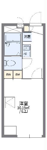 レオパレスエスパシオⅡの間取り