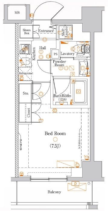 DIPS十条仲原EASTの間取り