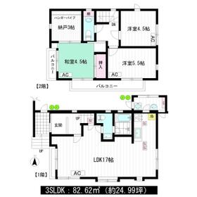 上池台三丁目貸家の間取り