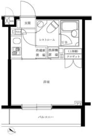 ルーブル品川西小山・205号室の間取り