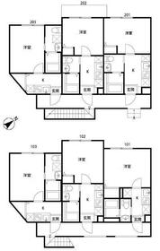 Park Casa 三ツ境の間取り