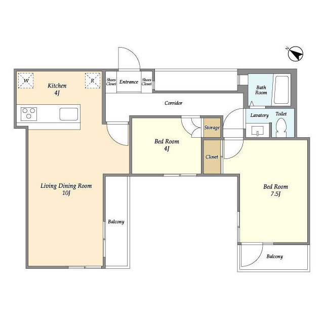 PATH牛込神楽坂の間取り