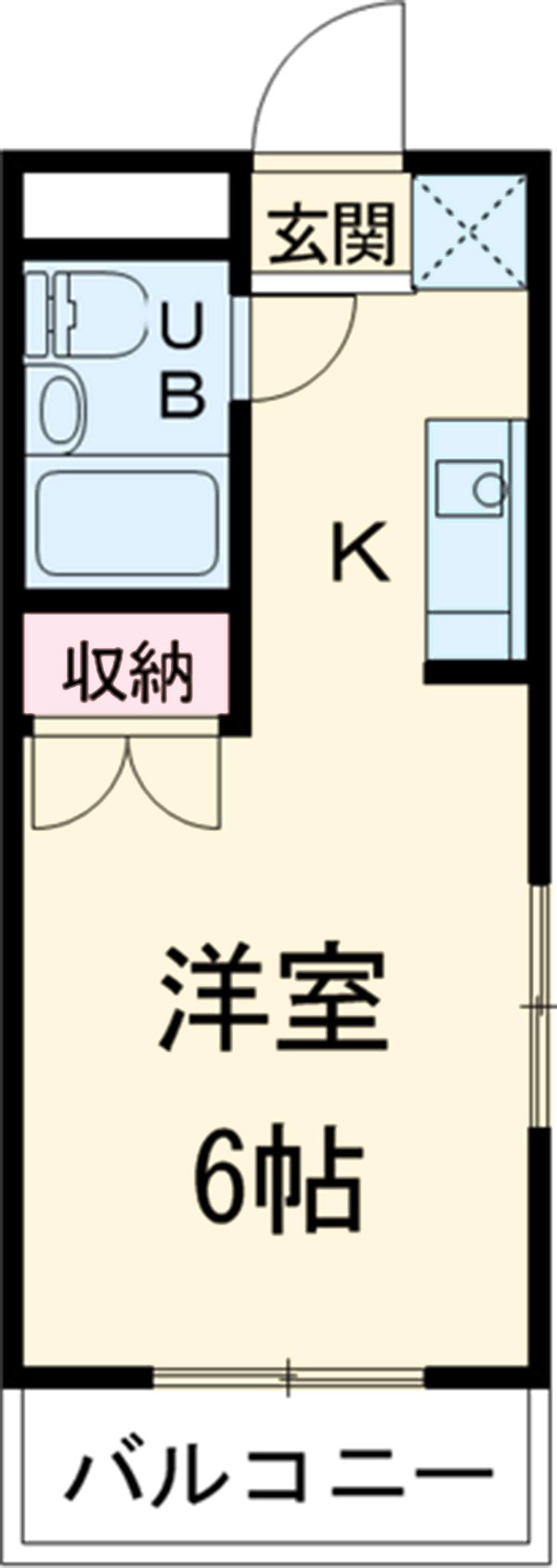 フレンドポート矢部第2の間取り