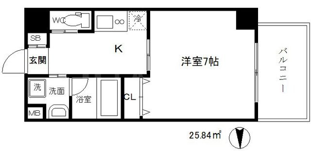 フルールアクアリオの間取り