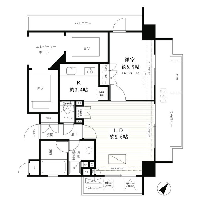 ヴィーナ・パルテールの間取り