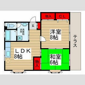 第2金杉コーポの間取り