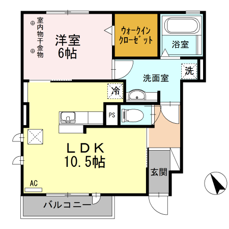 Arietta Aの間取り