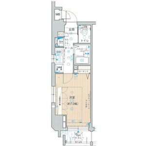 エステムプラザ丸の内NORTH RISEの間取り