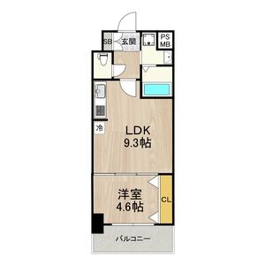 セノアタワー新大阪の間取り