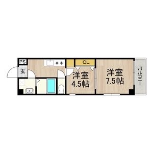 センターポイント吉志部の間取り