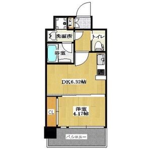 プレジオ江坂IIの間取り