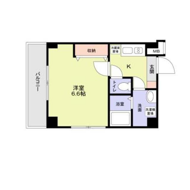 シャッツ クヴェレ 代々木の間取り