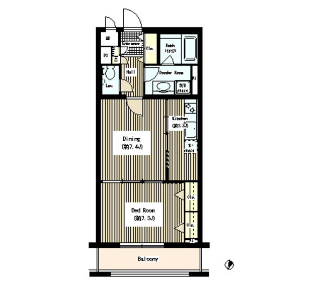 ルミエール中町の間取り