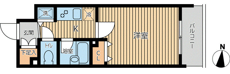 ＣＩＴＹ　ＳＰＩＲＥ　両国・0703号室の間取り