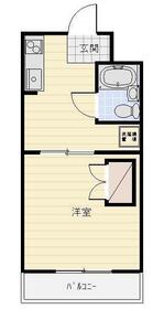 馬込川マンションの間取り