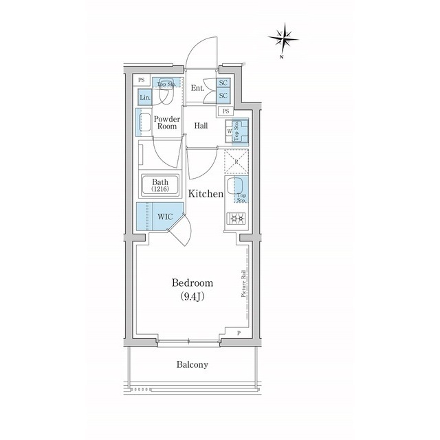 スタイリオ池上SOUTHの間取り