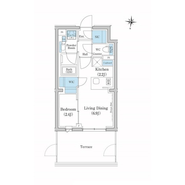 スタイリオ池上SOUTHの間取り