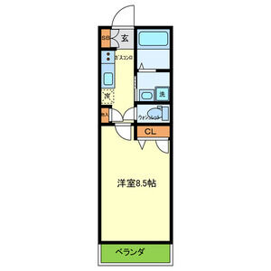 シャーメゾン原田の間取り