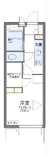 レオパレスアコールの間取り