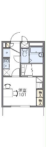 レオパレスボヌールの間取り