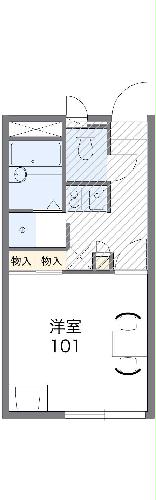 レオパレス沖ノ庭の間取り