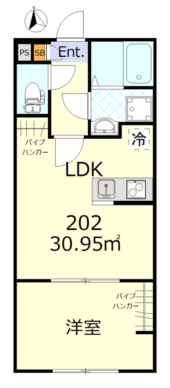 サンライズ墨田の間取り