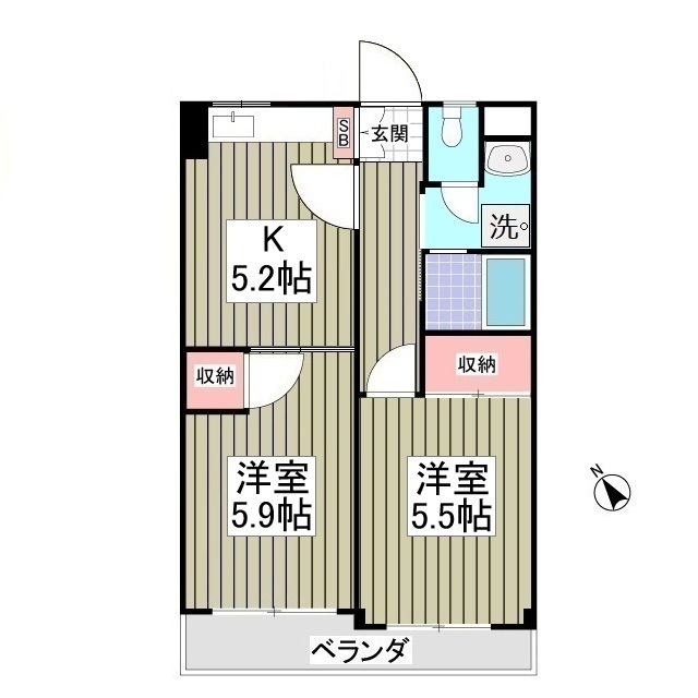 ライブハウスⅡの間取り