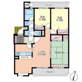 パークピア金沢八景 SOUTH SIDEの間取り