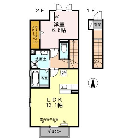 パストラルAの間取り