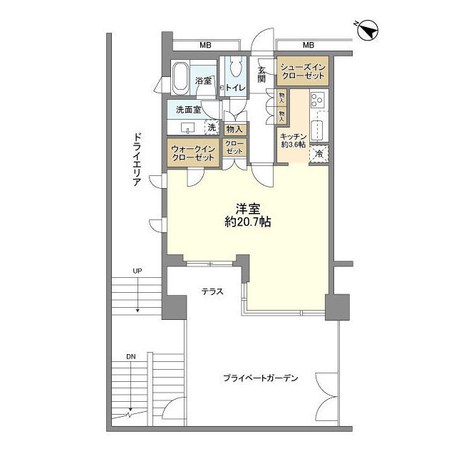 マスタービュー レジデンスの間取り