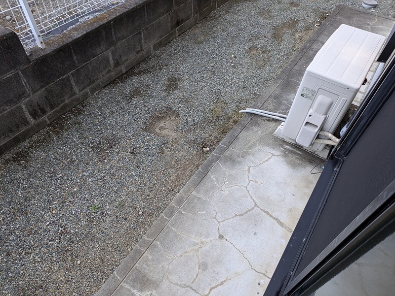 11/11 バルコニー