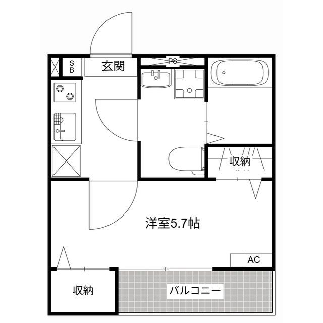 MQuarto新座Ⅱの間取り