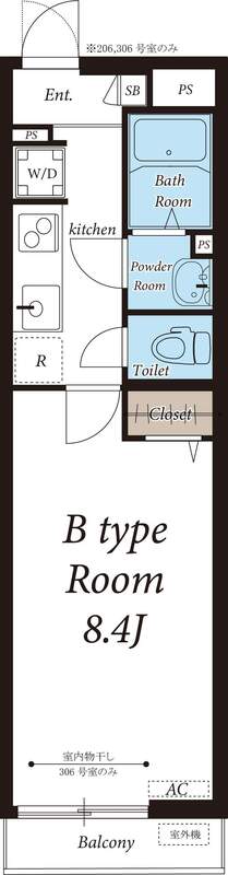 リブリ・A.m Ⅱの間取り
