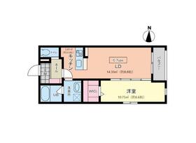 Gravity Fujieda ekinandoriの間取り