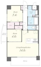 グランコート高槻の間取り