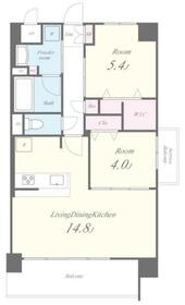 グランコート高槻の間取り